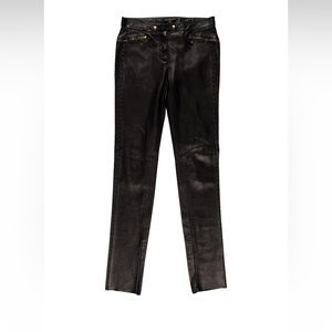 Authentic Roberto Cavalli Leather Pants XS